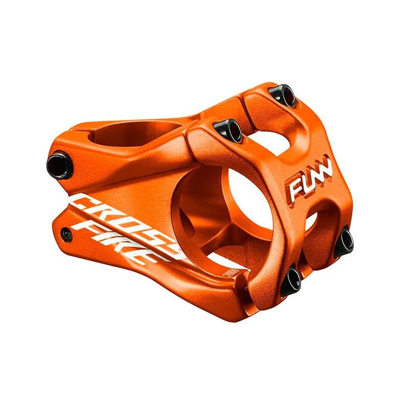 Potencia de manillar CROSSFIRE 35x35mm Aluminio Elevación 0° Naranja