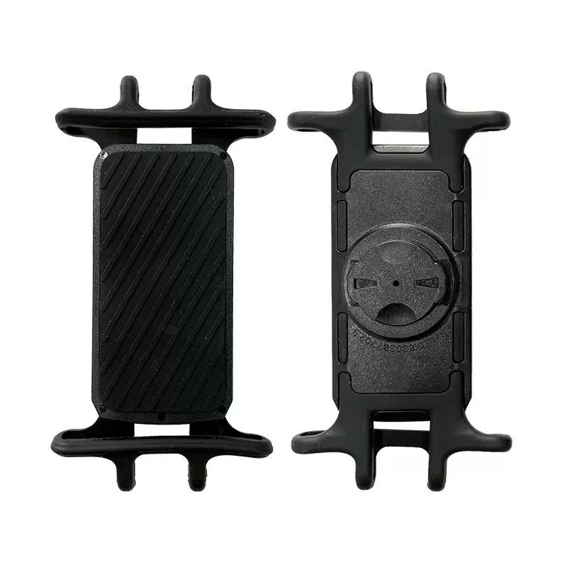 Porta Smartphone In Silicone Nero Univ.4,5-6,00 X Supp.Gps Garmin/Xon - image