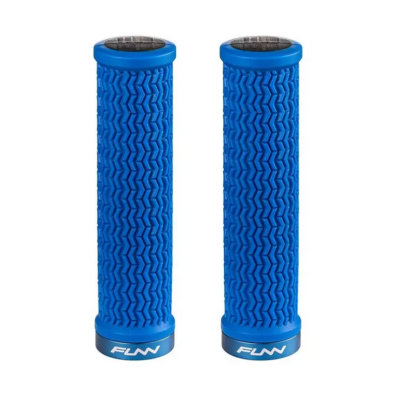 Perilla HOLESHOT de 31 mm con collar de aluminio azul - image