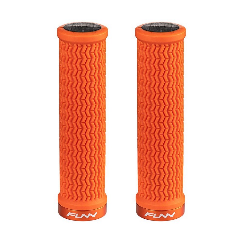 Perilla HOLESHOT de 31 mm con collar de aluminio naranja
