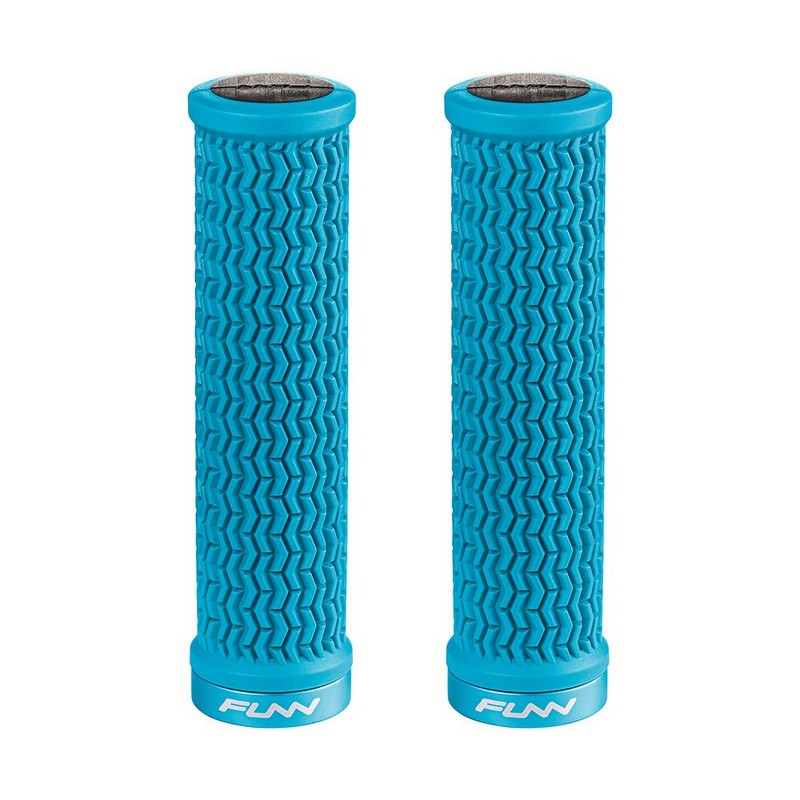 Botão HOLESHOT de 31 mm com colar de alumínio azul claro