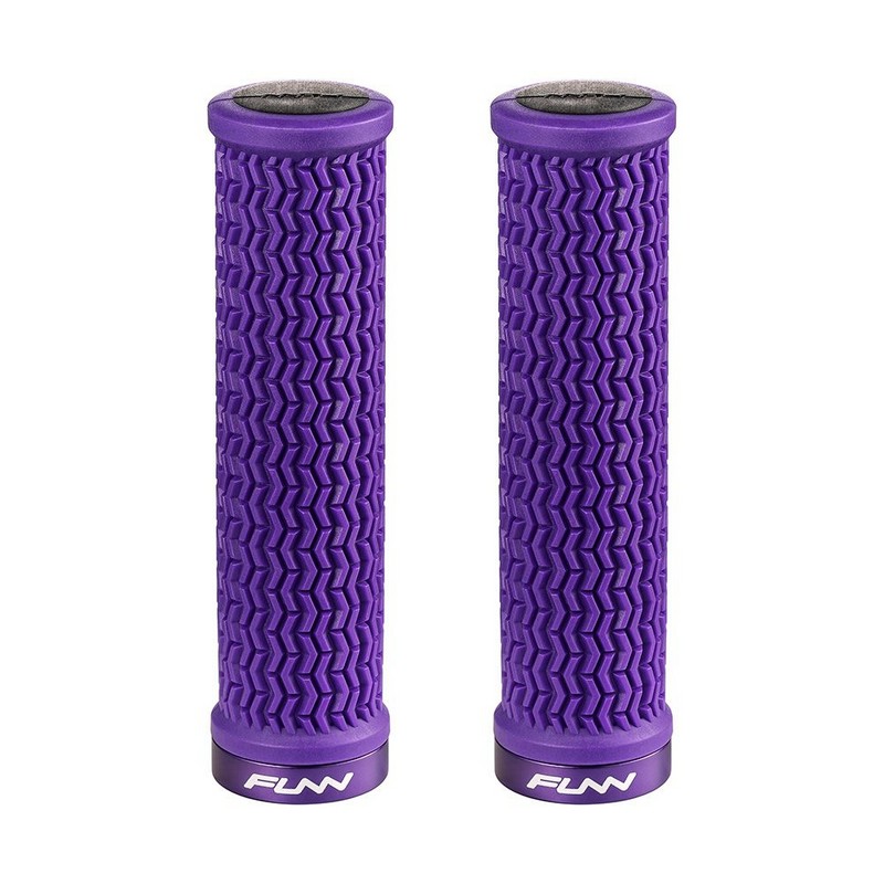 Perilla HOLESHOT de 31 mm con collar de aluminio morado