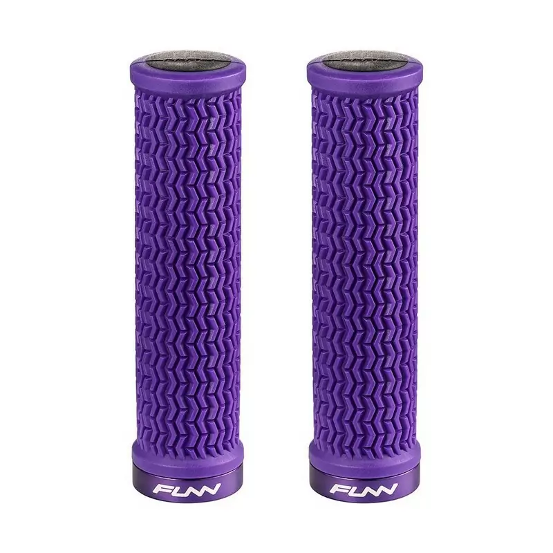 Perilla HOLESHOT de 31 mm con collar de aluminio morado - image