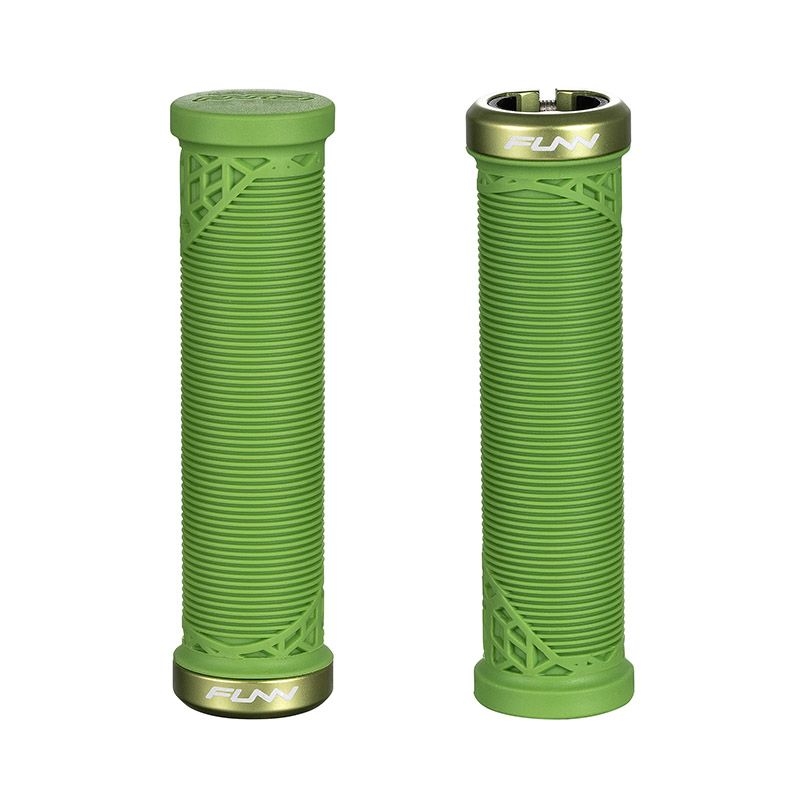 Manopola HILT JUNIOR 19mm Verde con Collarino Alluminio