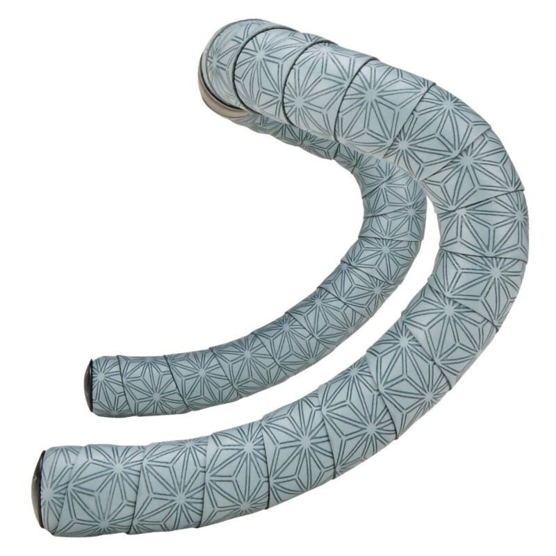 Ruban de guidon GRAVEL 2200x30x3,2mm en Polyuréthane Gun Metal + Capuchon