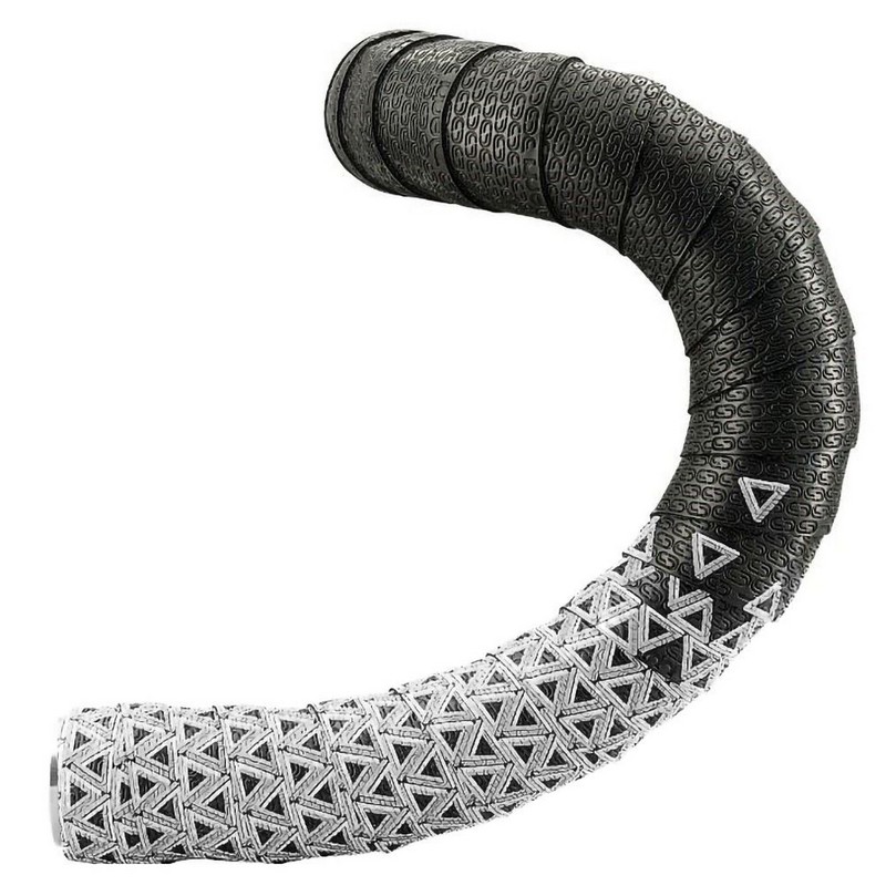 Cinta Manillar LOOP 2.5x30x2000mm en PU+EVA Negro/Plata