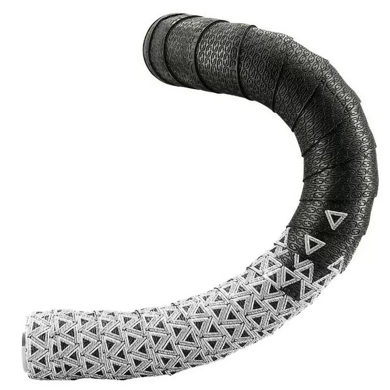 Cinta Manillar LOOP 2.5x30x2000mm en PU+EVA Negro/Plata - image