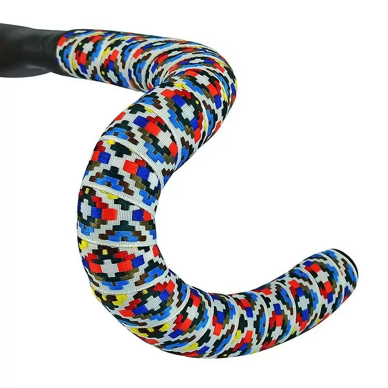 Cinta de manillar holandesa azteca tejida Multicolor - image