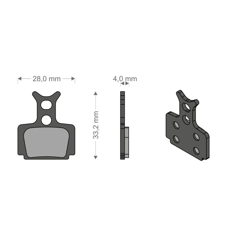 Coussinets techniques de performance pour système T1 RACING/MEGA/RX/CURA FORMULA