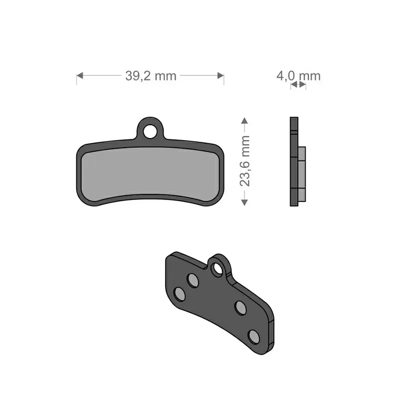 Almohadillas Performance Tech para el sistema XTR/QUADIEN/HD SHIMANO/TRP - image