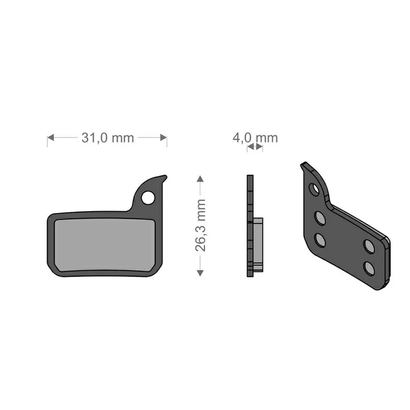 Pastiglie Performance Tech per Impianto HRD/eTAP/ULTIMATE/TLM SRAM - image