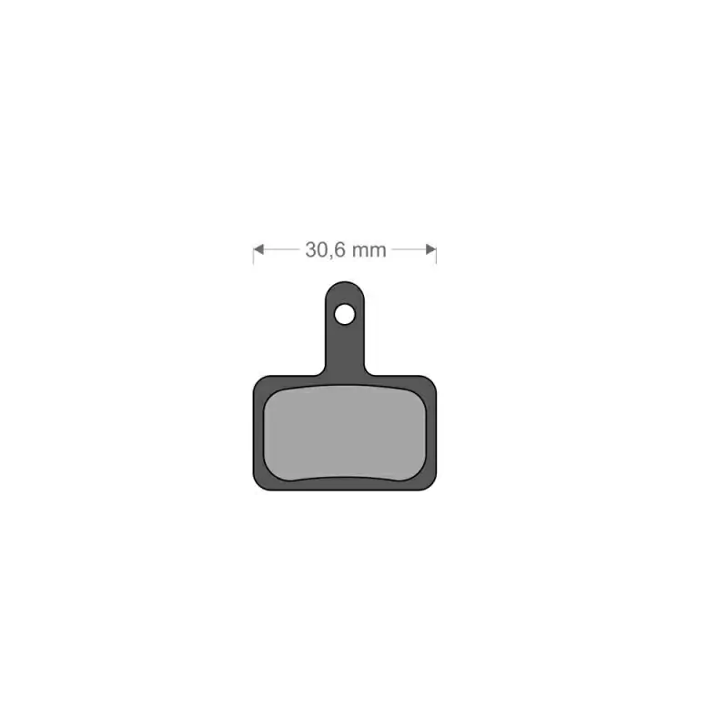 Pastiglie E-Bike Tech per Impianto DEORE/HY-RD/ORION SHIMANO/TRP/QUAD - image