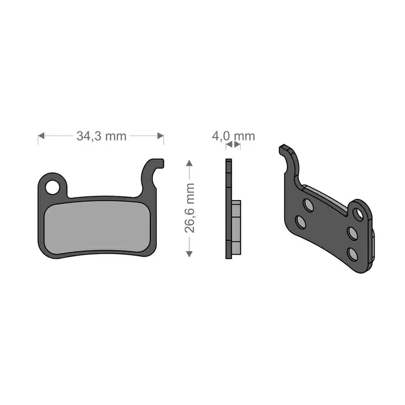 Almohadillas integrales para el sistema XTR/SLX/DEORE/SAINT/DASH SHIMANO - image