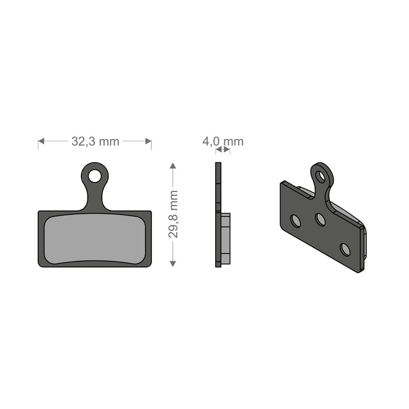 Almofadas versáteis para sistema XTR/K-FORCE/MCX1 SHIMANO/FSA
