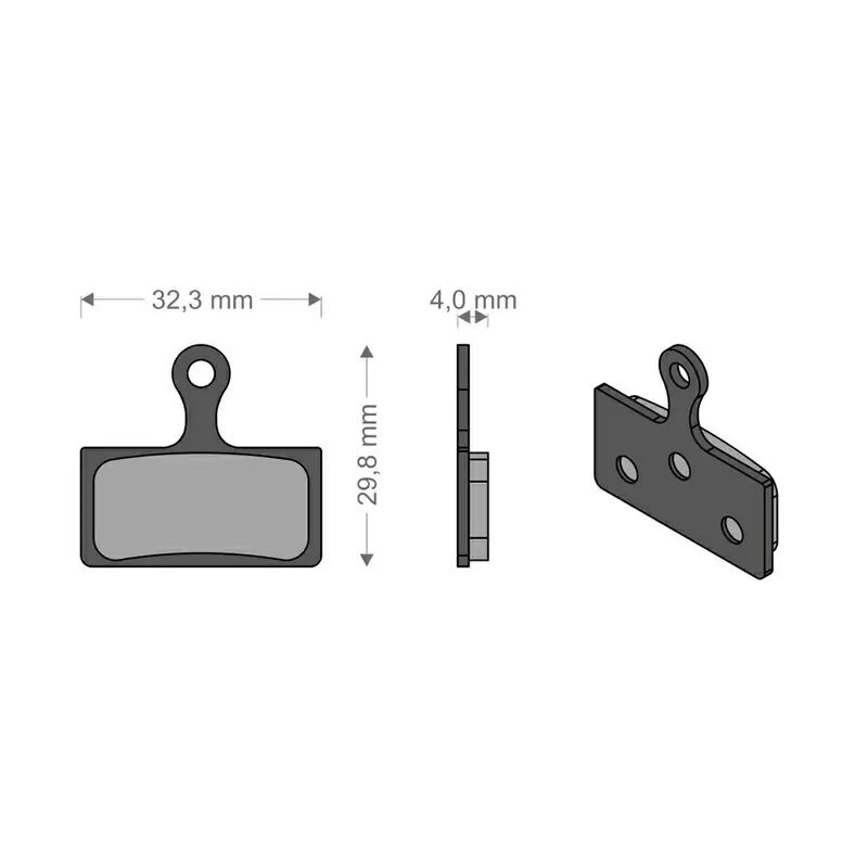 Almofadas versáteis para sistema XTR/K-FORCE/MCX1 SHIMANO/FSA - image