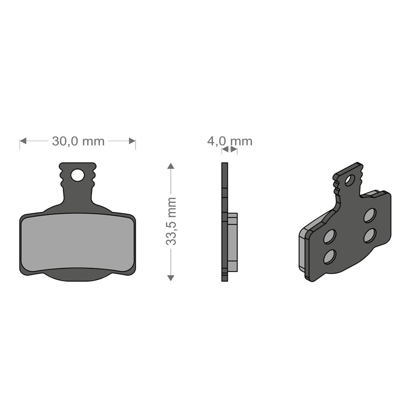Coussinets tout autour pour système MT2-8/ROAD DISK MAGURA/CAMPAGNOLO