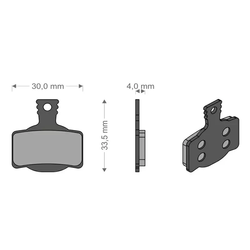 Coussinets tout autour pour système MT2-8/ROAD DISK MAGURA/CAMPAGNOLO - image