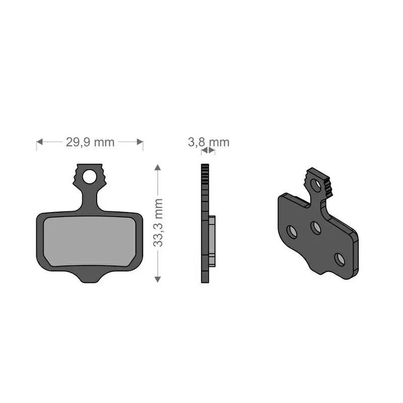 Sinter Tech Pads für ELIXIR 9/7/CR/XX/T/TL AVID/SRAM System - image