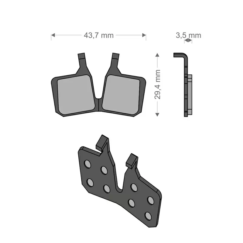 Sinter Tech Pads pour système MAGURA MT5/MT7 - image