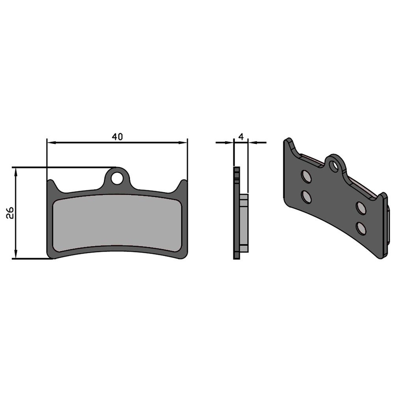 Pastillas Sinter Tech para sistema V4/MASSIMA HOPE/TRICKSTUFF