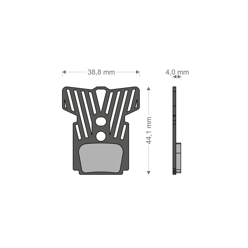 Almofadas Light Tech para sistema T1 RACING/R1/MEGA/RX/CURA FORMULA