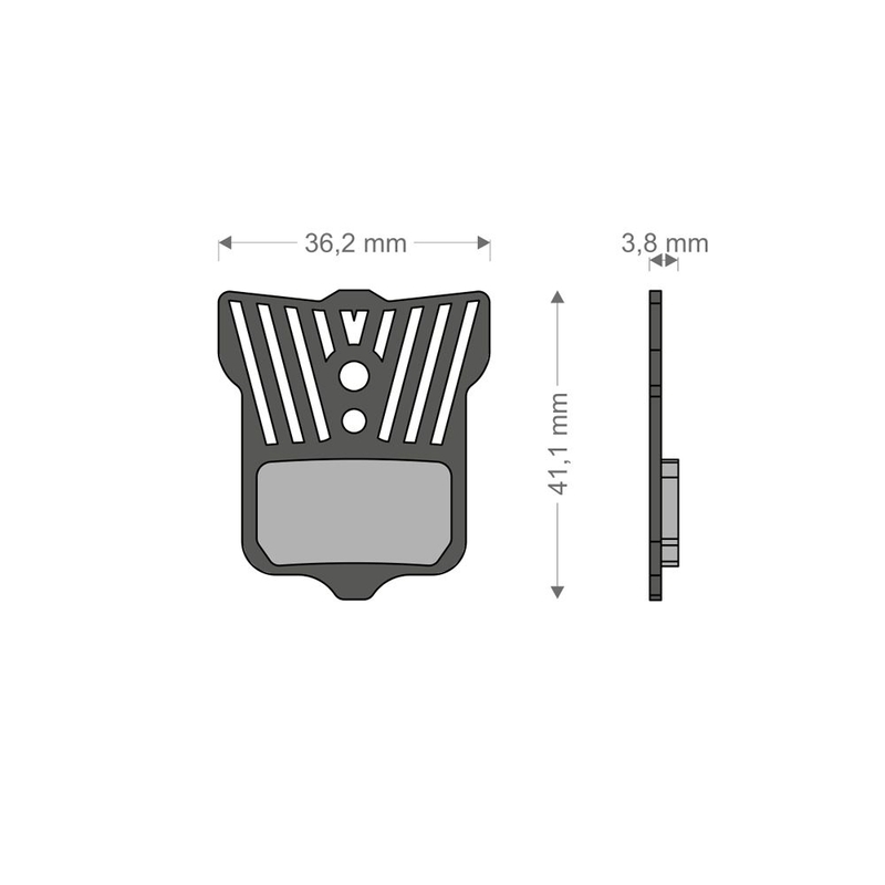 Almofadas Light Tech para sistema ELIXIR 9/7/CR/XX/X0/T/TL AVID/SRAM