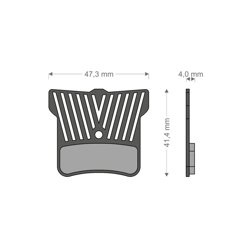Almofadas Light Tech para sistema XTR/QUADIEN SHIMANO/TRP/TEKTRO