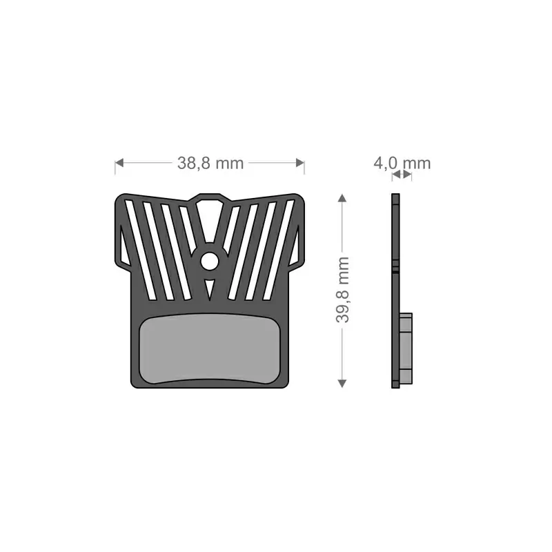 Pastiglie Light Tech per Impianto XTR/K-FORCE/MCX1 SHIMANO/FSA/REVER - image