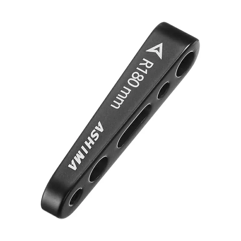 AU54 Rear Brake Caliper Adapter: 180mm Black - image