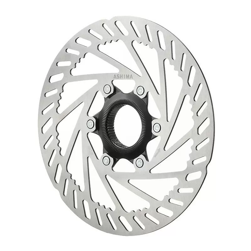 Disco de Freio ARO-28 220mm x 2mm para E-Bike Prata 308gr - Center Lock - image