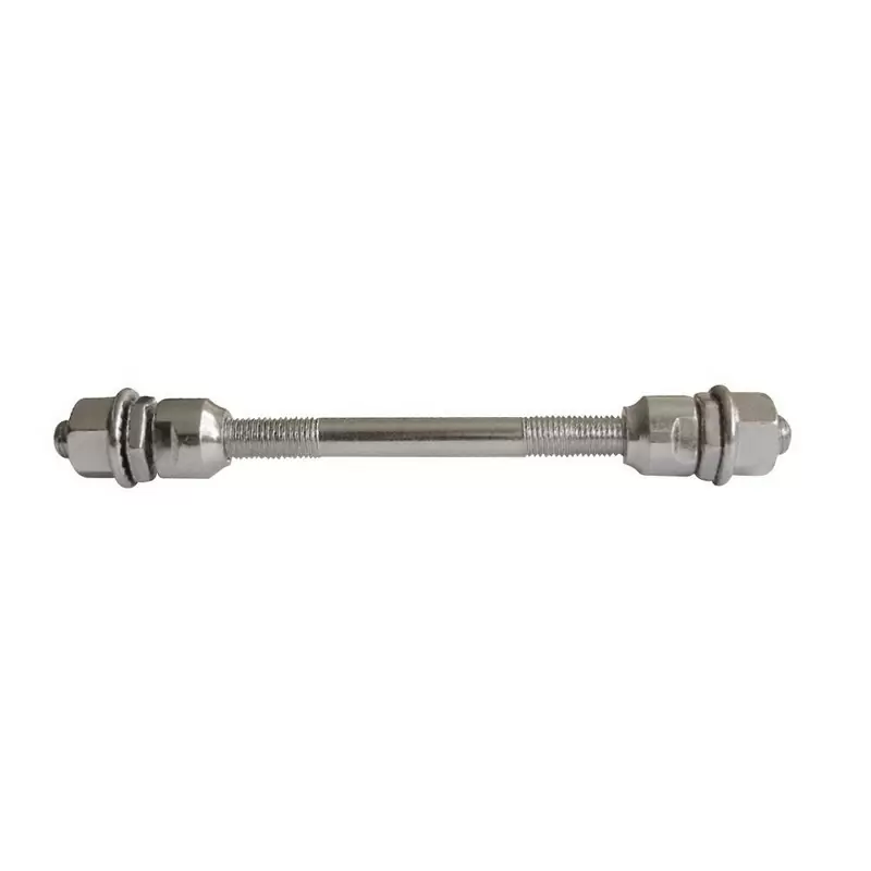 Perno Ruota In Acciaio Mtb Pieno 140X3/8 Anteriore Cuscinetti - image
