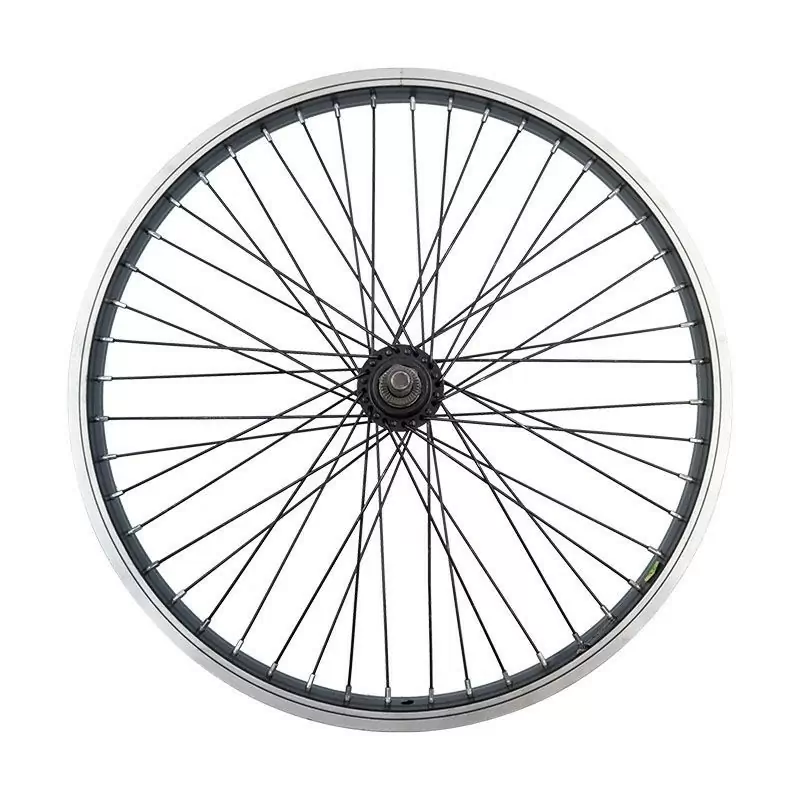 Rueda delantera 20'' x 1,90 Eje BMX: Buje de bola de 14 mm con tuerca - image