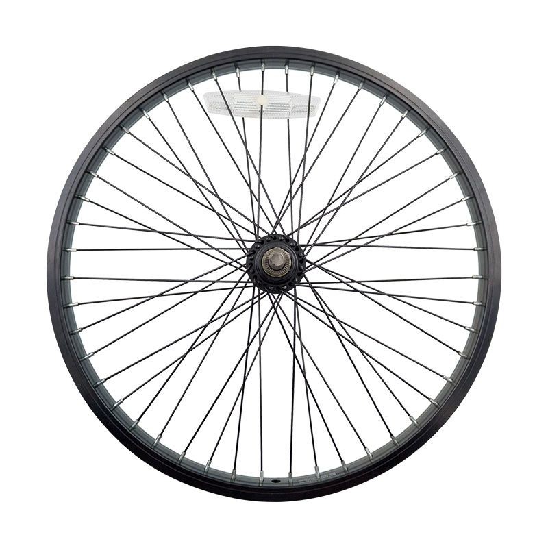 Rueda trasera 20'' x 1,90 Eje BMX: Buje de bola de 14 mm con tuerca