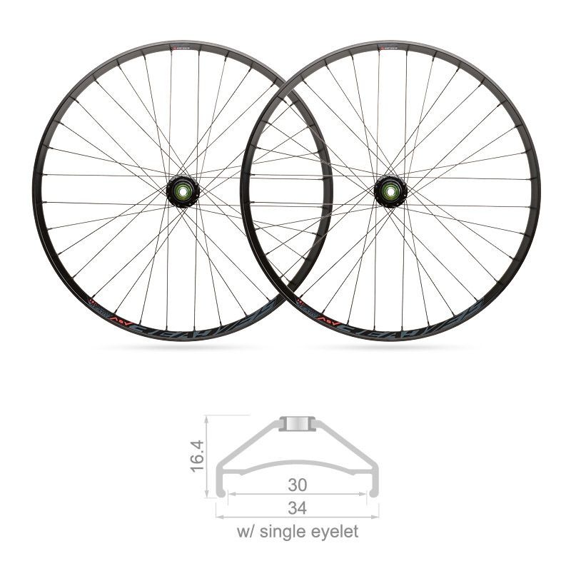 Ruedas MTB READY Tubeless Microspline 12V de 29'' x 30 mm (par)