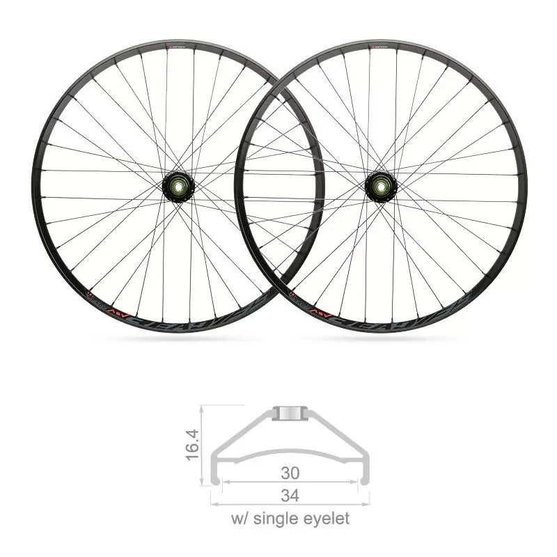 Ruedas MTB READY Tubeless Microspline 12V de 29'' x 30 mm (par) - image