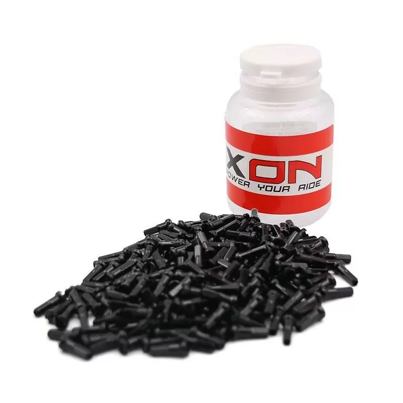 Nippel 2,3x16mm aus schwarzem Aluminium - Flasche 100 Stück - image