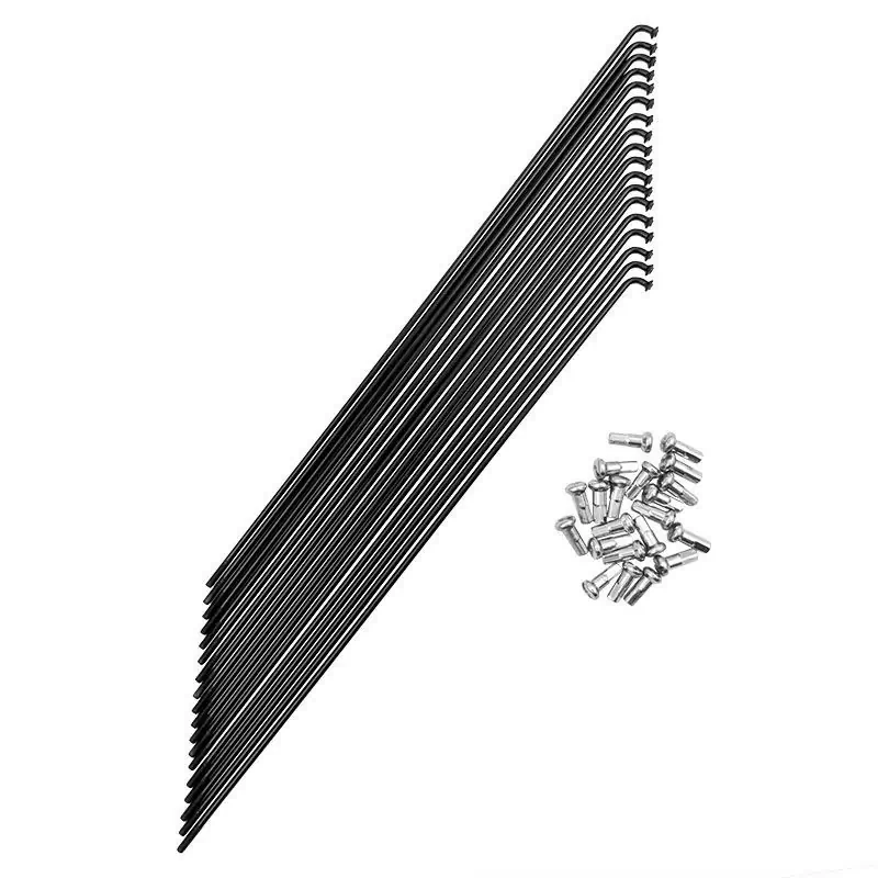 Radio 224mm x 2.3mm para E-Bike Negro (Caja de 10 Piezas) - image