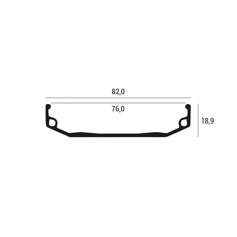 20'' Fat Bike Aluminiumfelge 36 Löcher 76x82mm - image