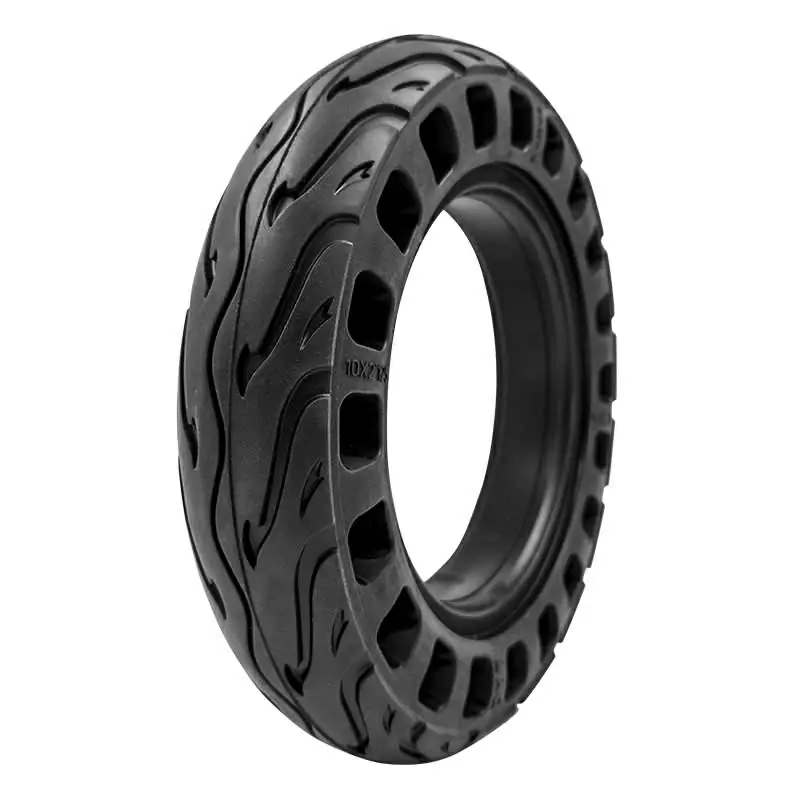 Copertura 10x2,125 per Monopattino Elettrico Gomma Piena Nero - image