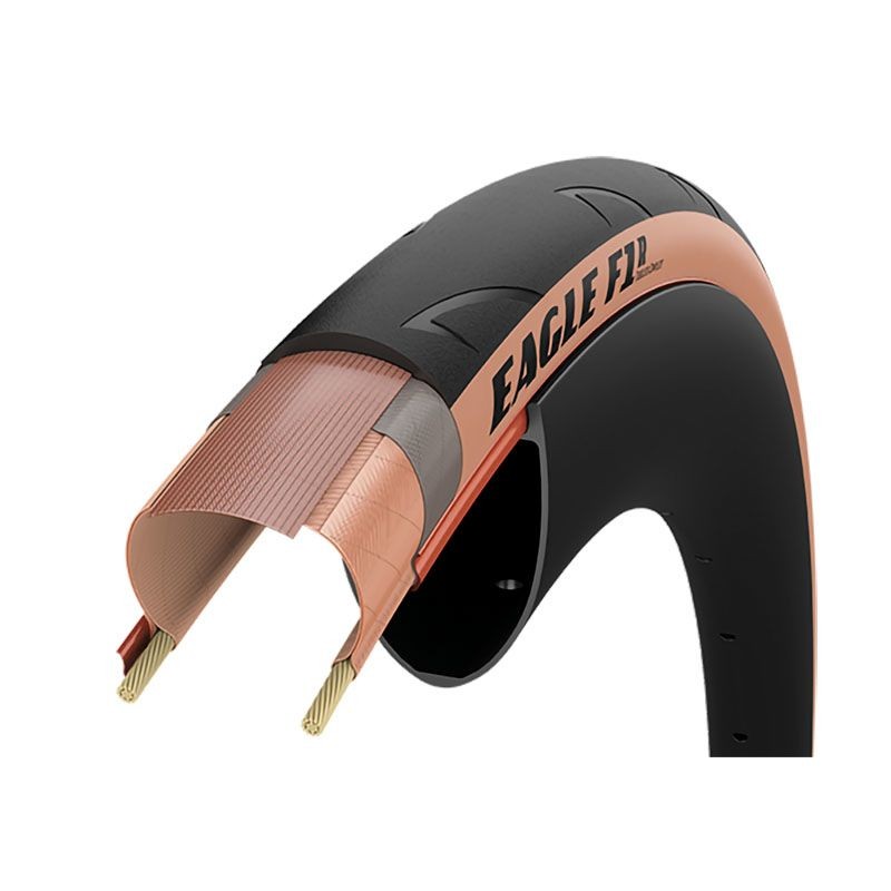 Pneu 700x28 EAGLE F1 R Tubeless Complet Noir/Para