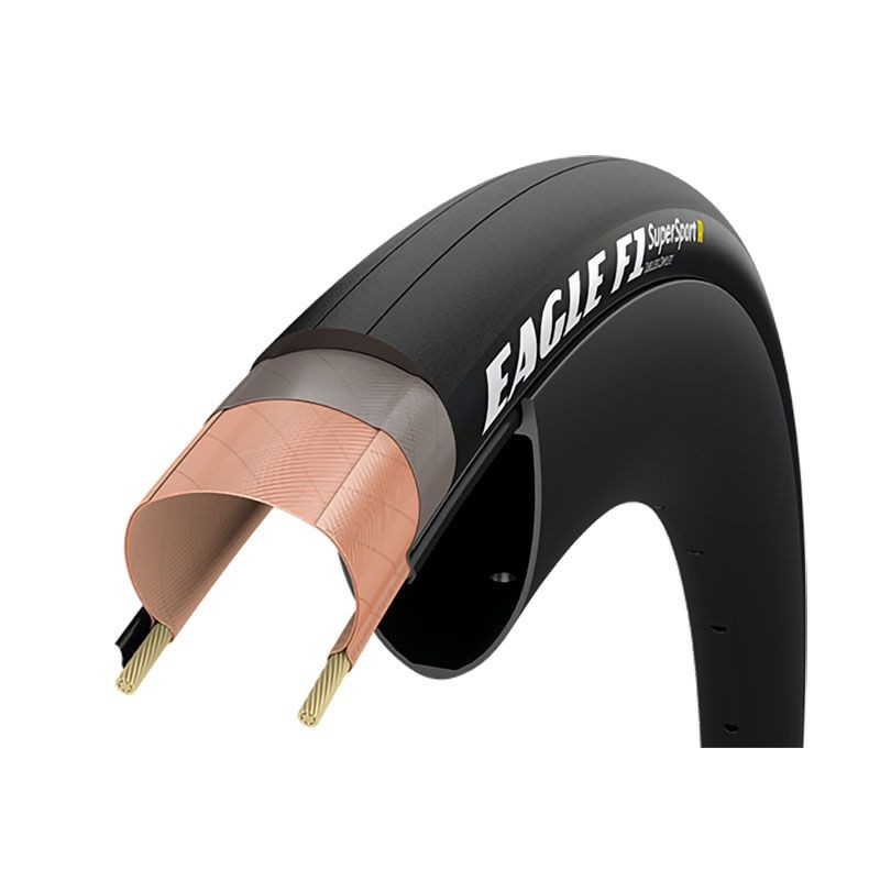 Pneu 700x25 EAGLE F1 Supersport R Tubeless Complet Noir