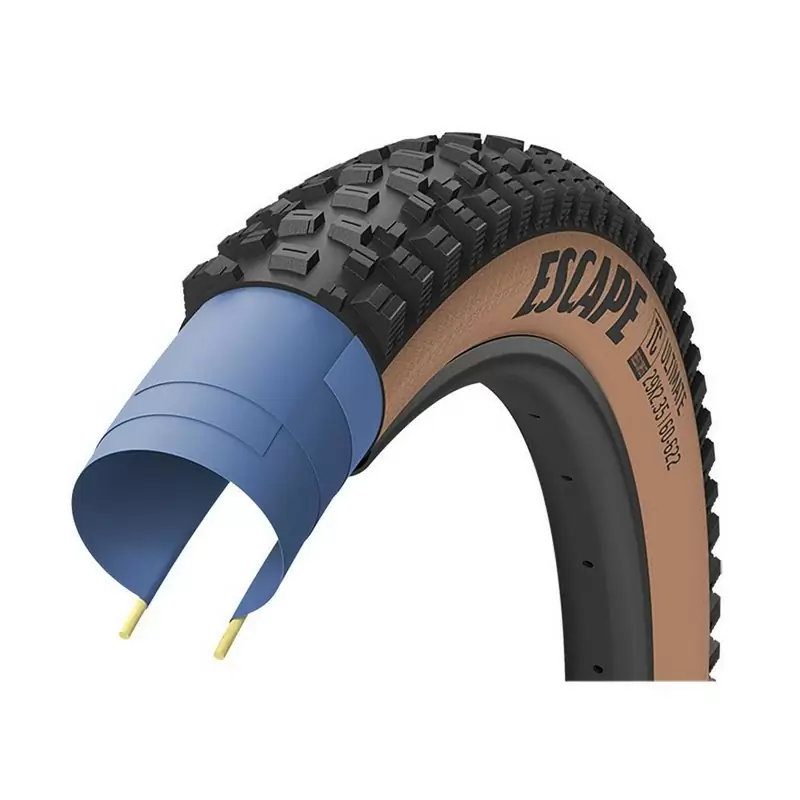 Neumático 27.5x2.60 ESCAPE Tubeless Completo All Mountain Negro/Para - image