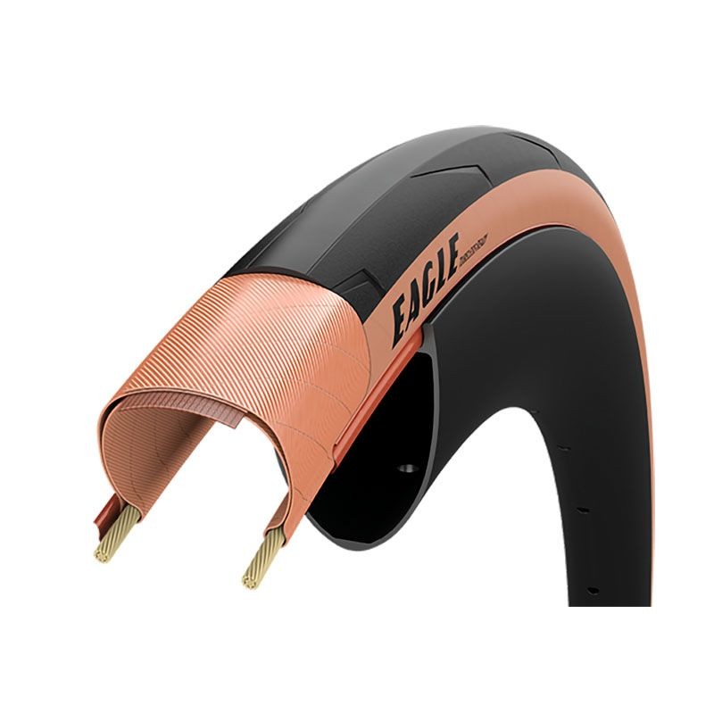 Pneu 700x25 EAGLE Tubeless Ready Noir/Para