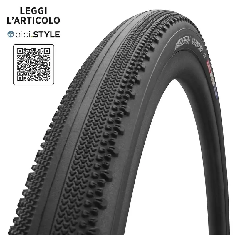 Neumático 700x44 AVENTURA SETA Gravel Tubeless Ready Negro 120TPI - image