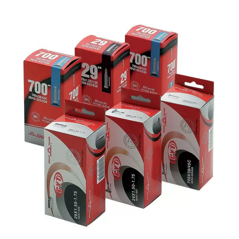 Inner tube 700x38-45 Removable Presta Valve 48mm Threaded - image
