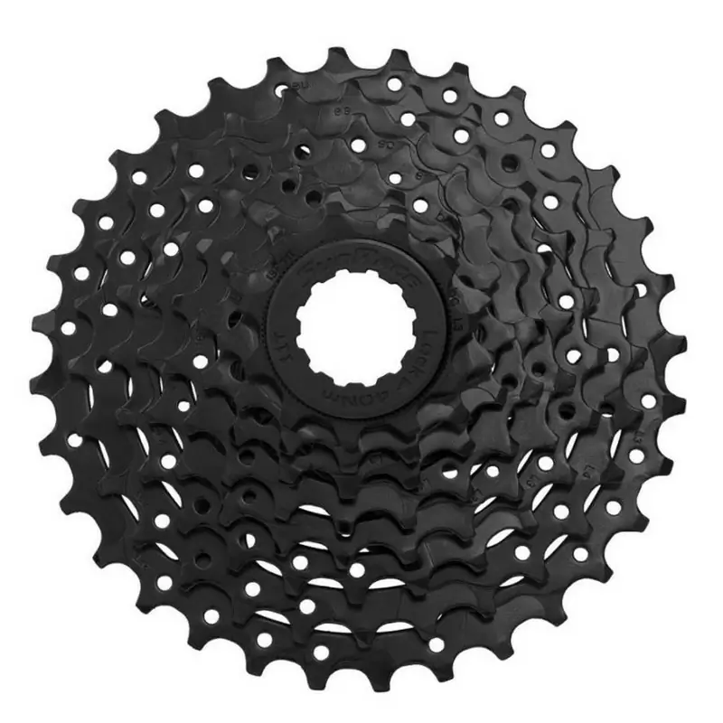 Cassette Mtb 8V X 11/34 Dientes En Acero Negro - Cuerpo Shimano - image