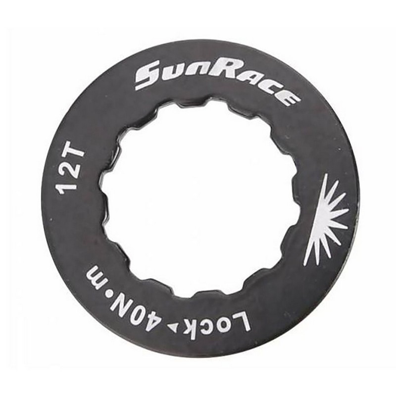 Black CNC Aluminum Cassette Ring 12 Teeth - Shimano