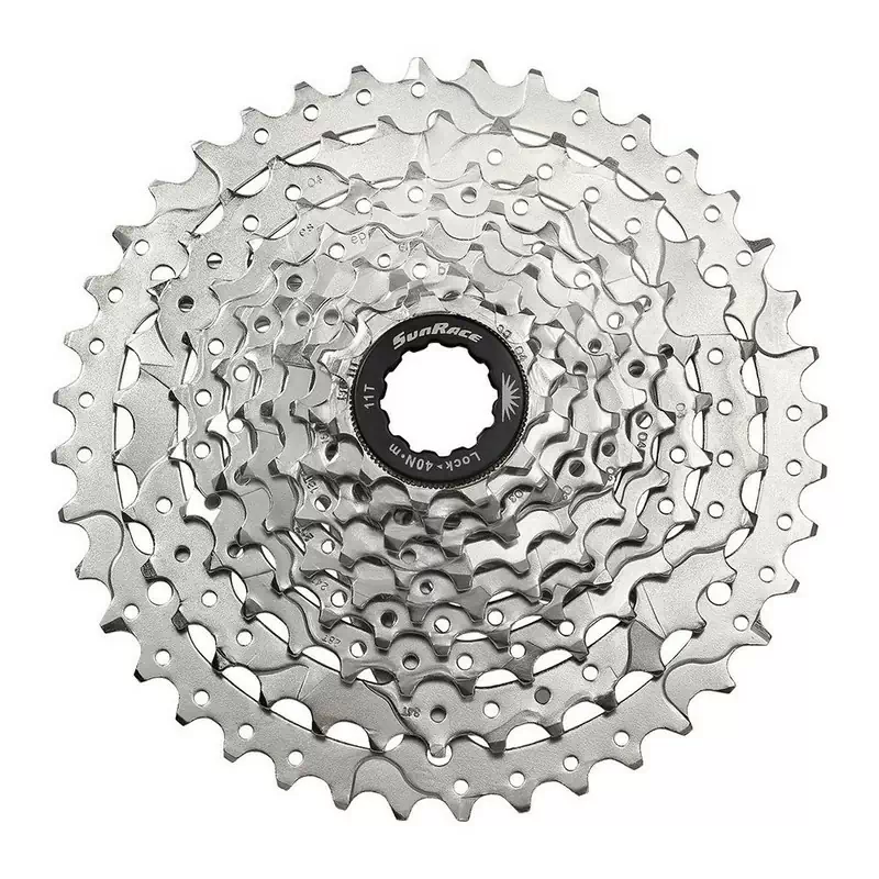 Cassette 9V X 11/42 Dientes En Alpaca - Cuerpo Shimano - image