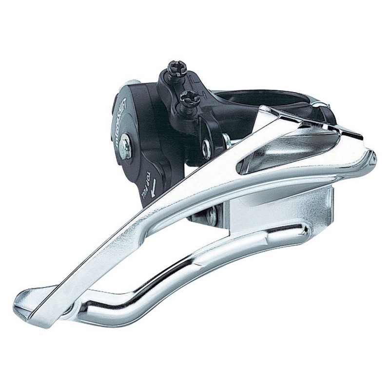 3x8S MTB-Umwerfer aus Aluminium/Stahl mit Klemmbefestigung