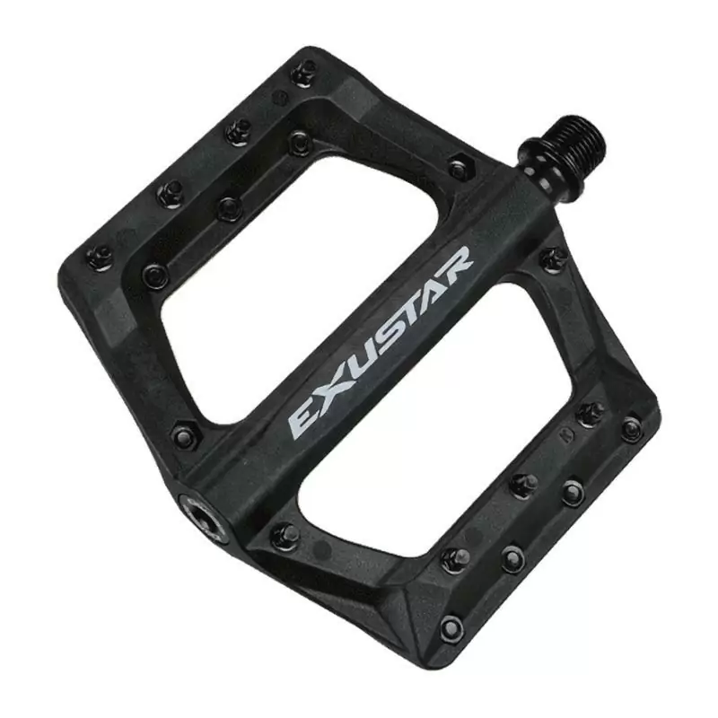 Pedales MTB E-PB569 en Termoplástico Negro - Conexión PLANA 117x116mm - image